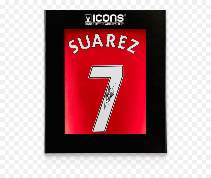 Luis Suarez Back Signed Liverpool 2014 - Language Png,Marco Diaz Icon