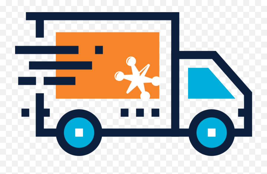 Shipping U0026 Delivery - Delivery Truck Icon On Time Language Png,Delivery Truck Icon Png