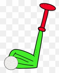 Putter Golf Balls Miniature Clip Art - Mini Golf Png Minigolf Clipart,Putter Icon
