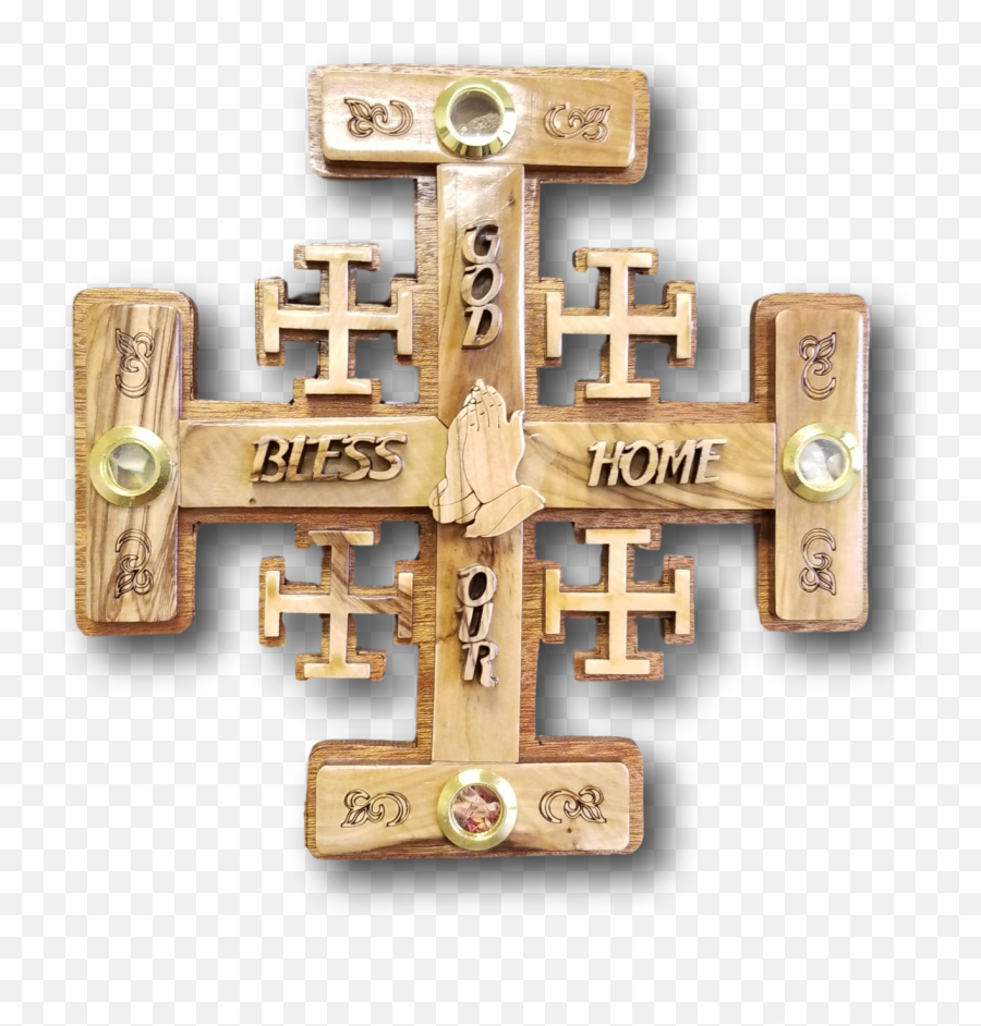 Anandashop Home Blessing 16x10cm With Jerusalem City - Christian Cross Png,Jesus Icon