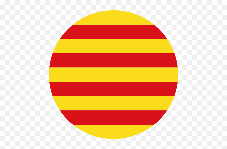 Catalonia Flag Free Icon - Iconiconscom Catalan Round Flag Png,Flag Icon