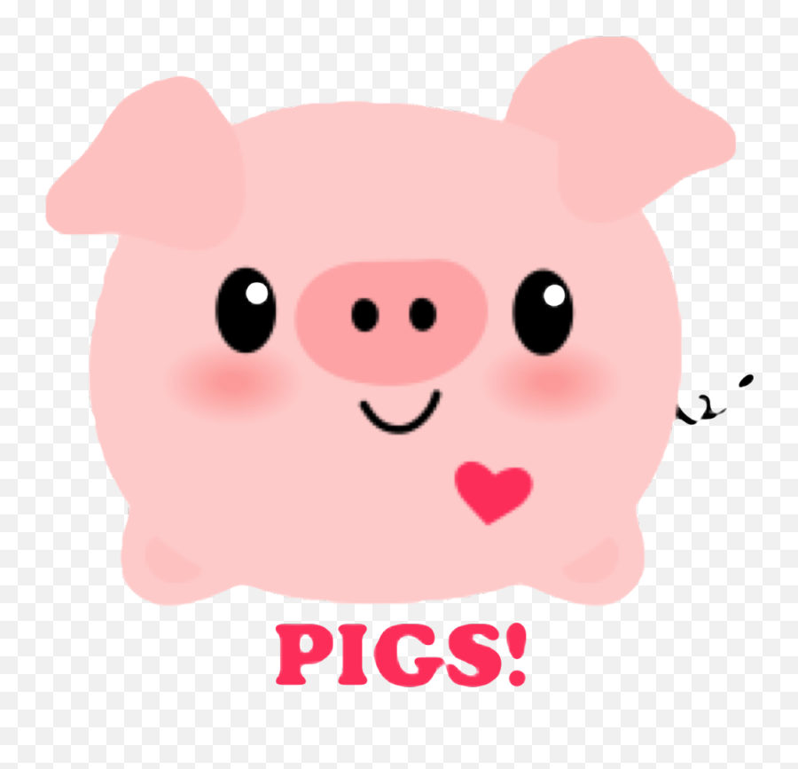 Cute Pig Png - Pig Pink Cute Kawaii Heart Mud Dirty Kawaii Dibujos De Cerditos,Pork Png