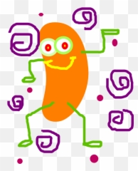 Download Orange Jelly Bean Clip Art - Jelly Beans Gifs Png Dancing Jelly Bean,Jelly Beans Png
