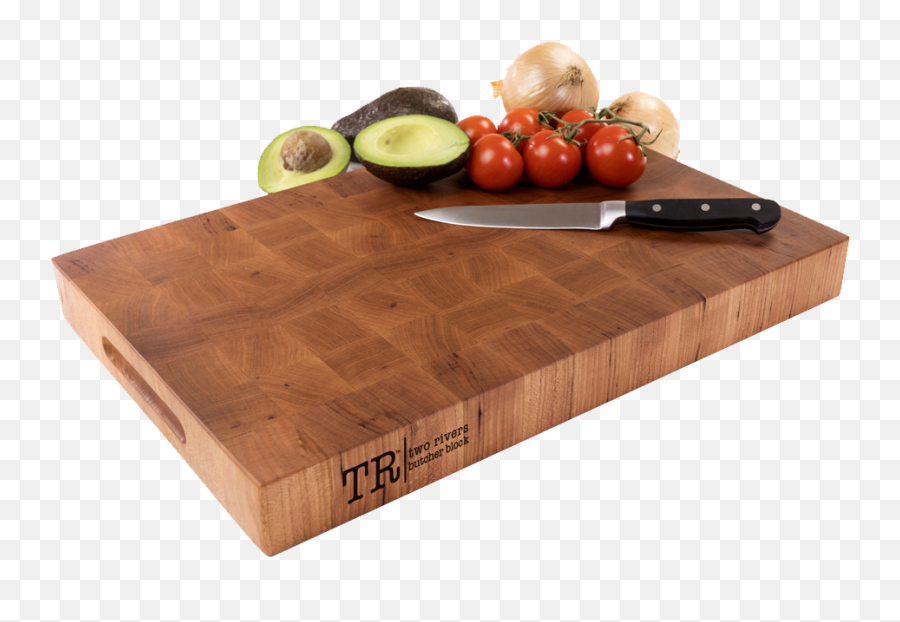 Download Butcher Block Cutting Boards - Cutting Board With Food Png,Cutting Board Png