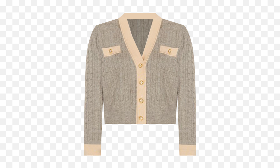 Sandro Jane Cable Knit Wool U0026 Cashmere Cardigan Bloomingdaleu0027s - Long Sleeve Png,J Crew Icon Trench In Wool Cashmere