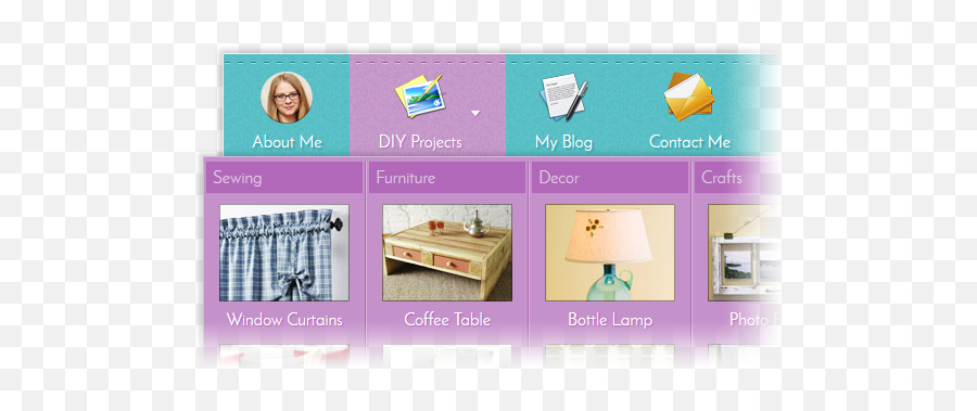 Dropdown Menus Online Generator - Furniture Style Png,Dropdown Menu Icon