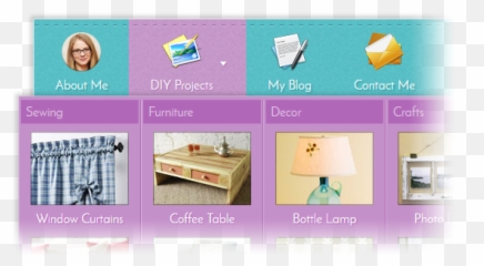 Dropdown Menus Online Generator - Furniture Style png