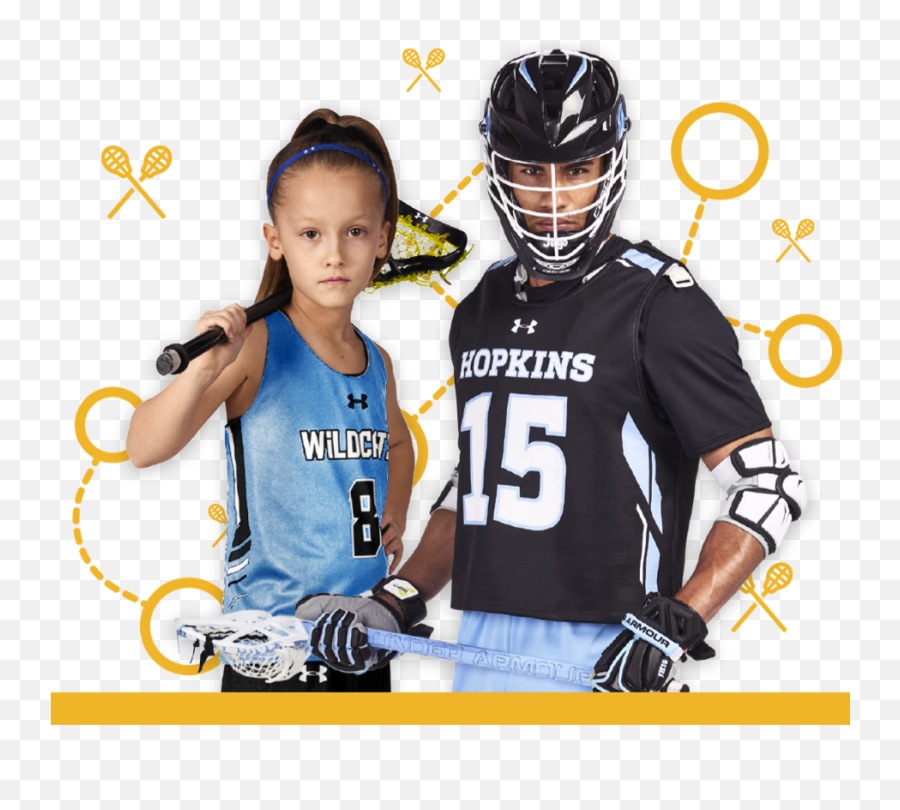 Lacrosse Uniforms For Teams Leagues And Families Sportsengine - Lacrosse Helmet Png,Lacrosse Sticks Icon
