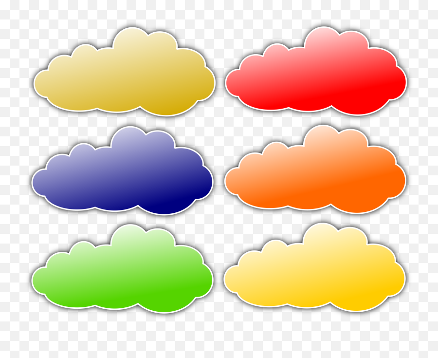 Download How To Set Use Colour Clouds Icon Png Image - Colour Is The Cloud,Cloud Icon Set