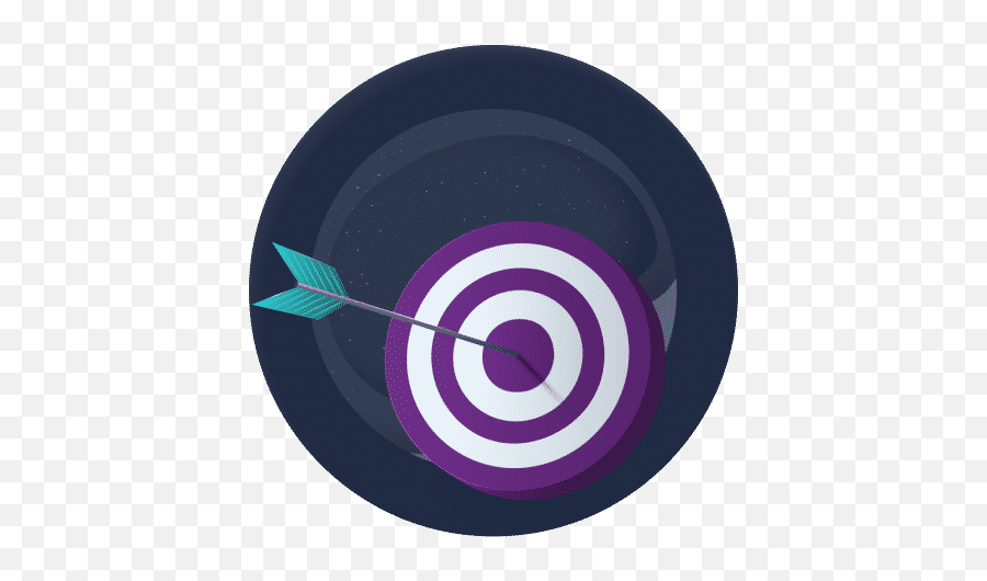 Purpletarget - Efficient Paid Advertising Purpleplanet Shooting Target Png,Target Icon Purple