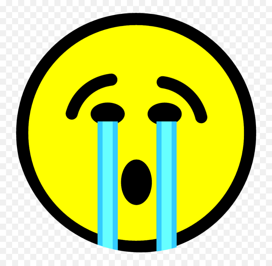 Emoji Crying Emoticon - Emoticon Png,Cry Emoji Png