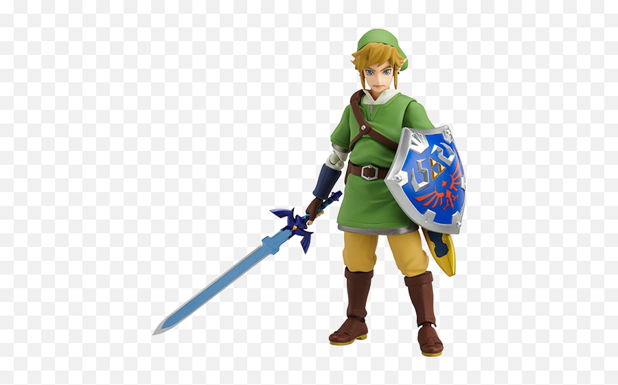 The Legend Of Zelda Figma Link Action Figure 153 - Zelda Skyward Sword Link Png,Legend Of Zelda Transparent