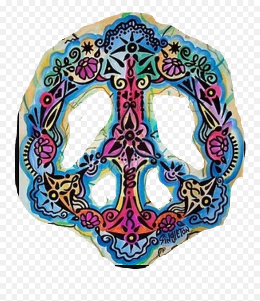 Peace Hippie Love Boho Bohemianfree - Hippie Art Clipart Hippie Art Png,Boho Png
