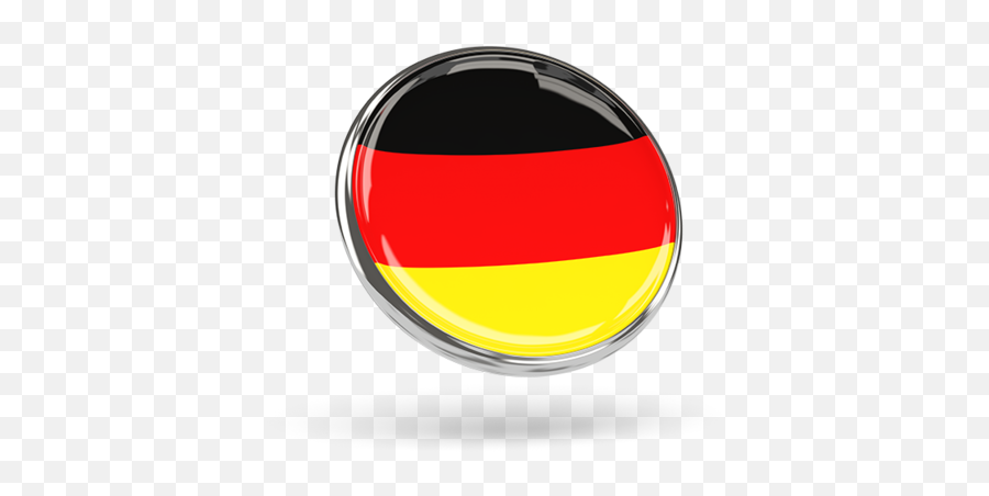 Round Icon With Metal Frame Illustration Of Flag Germany - Circle Png,Metal Frame Png