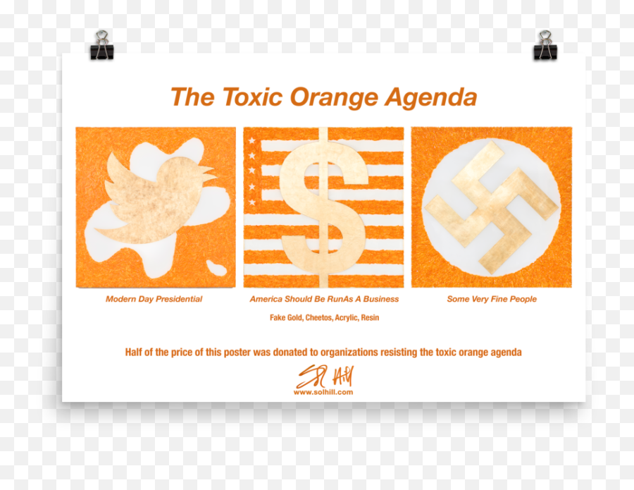 The Toxic Orange Agenda Trilogy Poster Png