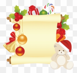 Christmas Letter Png Image - Christmas Scroll Clipart,Letter I Png