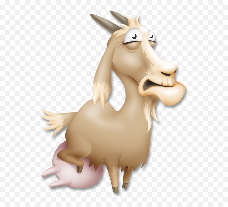 Download Hd Goat Full - Hay Day Goat Png Transparent Png Goat From Hay Day,Hay Png