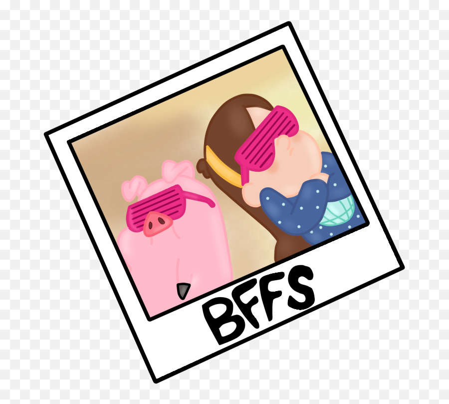 Mabel And Waddles By Eclipse340 - Stickers Tumblr Bff Png Png Mabel Y Pato,Tumblr Stickers Png