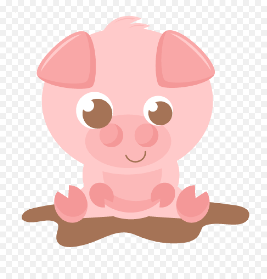Pig Silhouette Clip Art - Cartoon Transparent Pig Png,Pig Silhouette Png