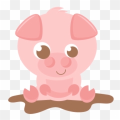 Pig Silhouette Clip Art - Cartoon Transparent Png