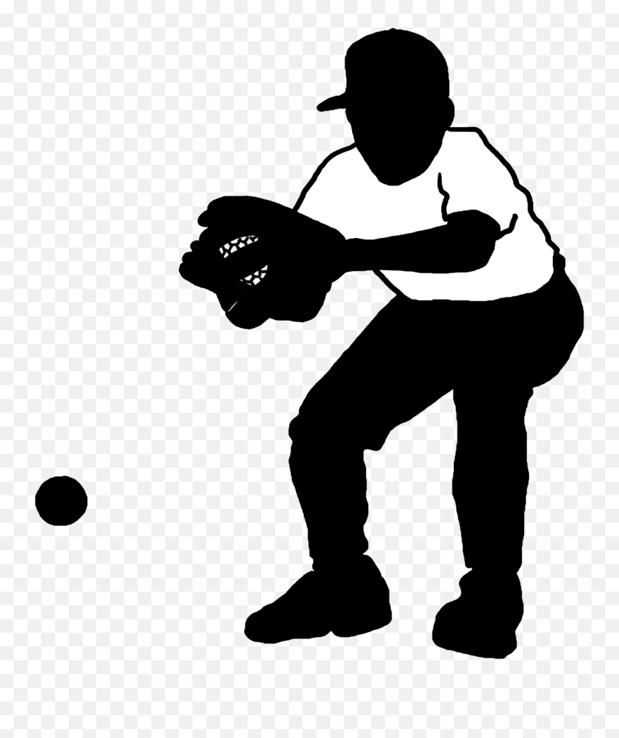 Baseball Clipart - Silhouette Playing Baseball Png,Baseball Player Png
