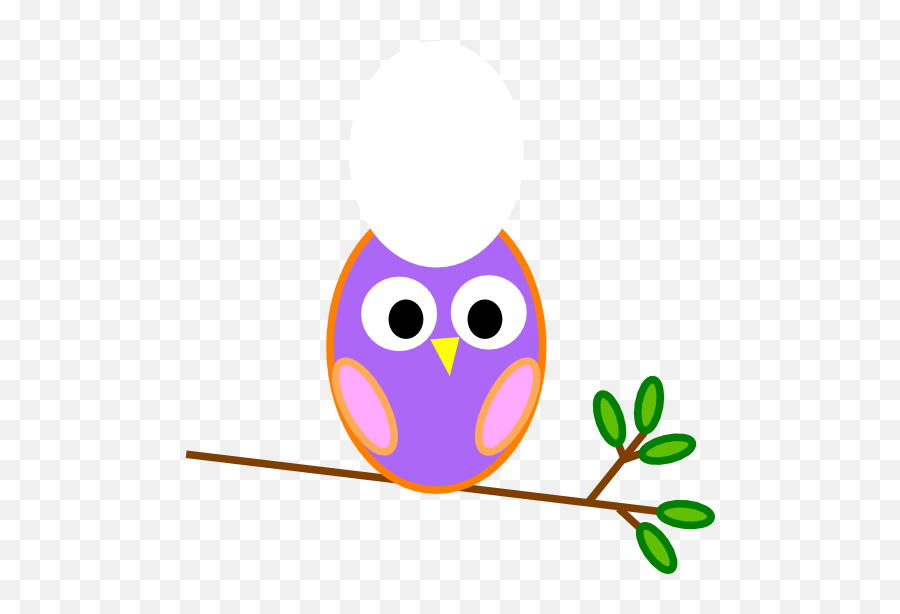 Library Of Cooing Owl Picture Black And - Snowy Owl Easy Cartoon Png,Owl Transparent