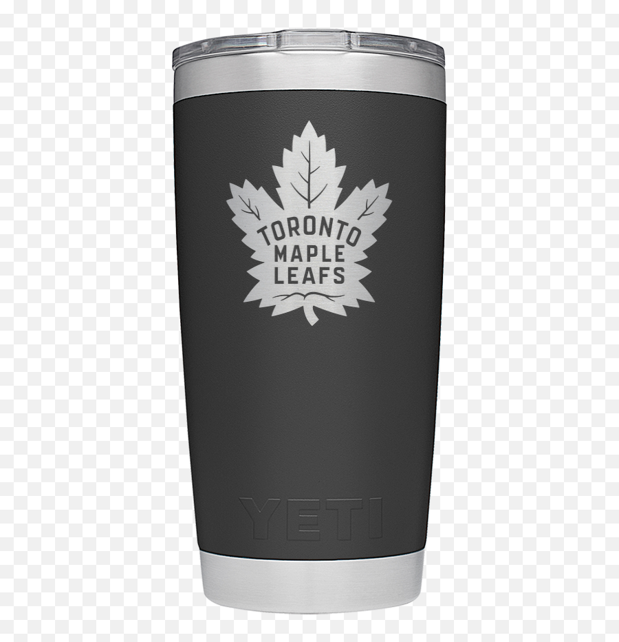 Maple Leafs Yeti Rambler 20oz Tumbler - Black Toronto Maple Leafs Twitter Logo Png,Yeti Logo Png