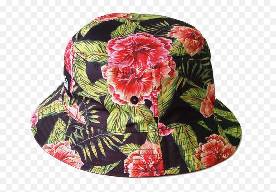 Printing Floral Pattern Bucket Hat - Flower Bucket Hat Png,Bucket Hat Png