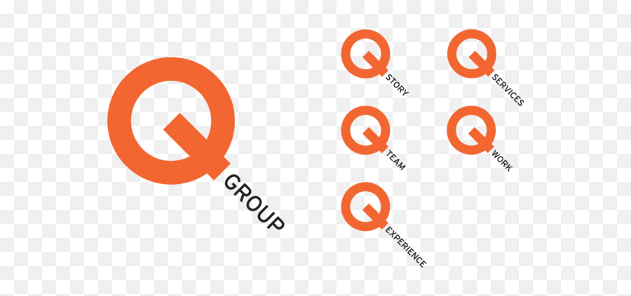 Q Group Branding - Circle Png,Q Logo