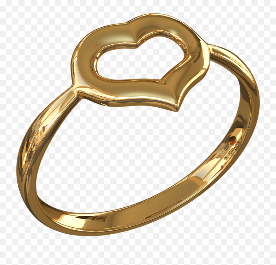 Heart Ring Ornament Transparent Png Background