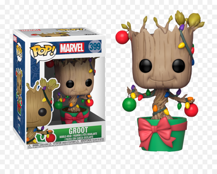 Marvel Holiday - Dancing Groot With Christmas Lights Funko Pop Vinyl Figure Christmas Groot Pop Png,Groot Png