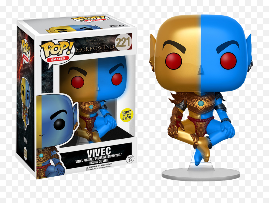 Elder Scrolls Online Morrowind - Vivec Glow Us Exclusive Skyrim Funko Pop Png,Elder Scrolls Png