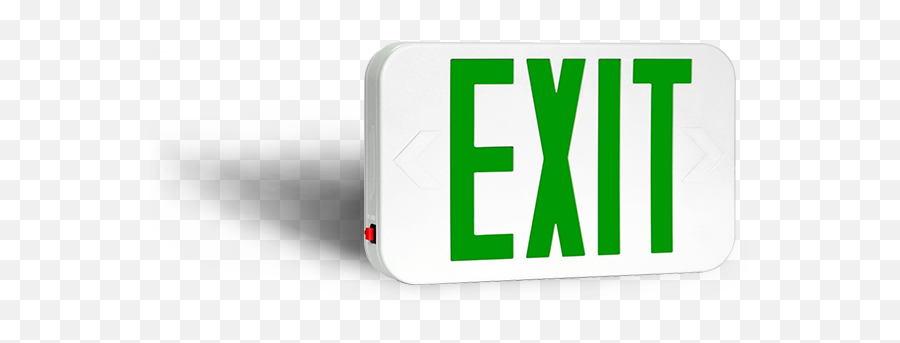 Led Exit Signs Battery Powered The Store - Exit Sign Png,Exit Sign Png