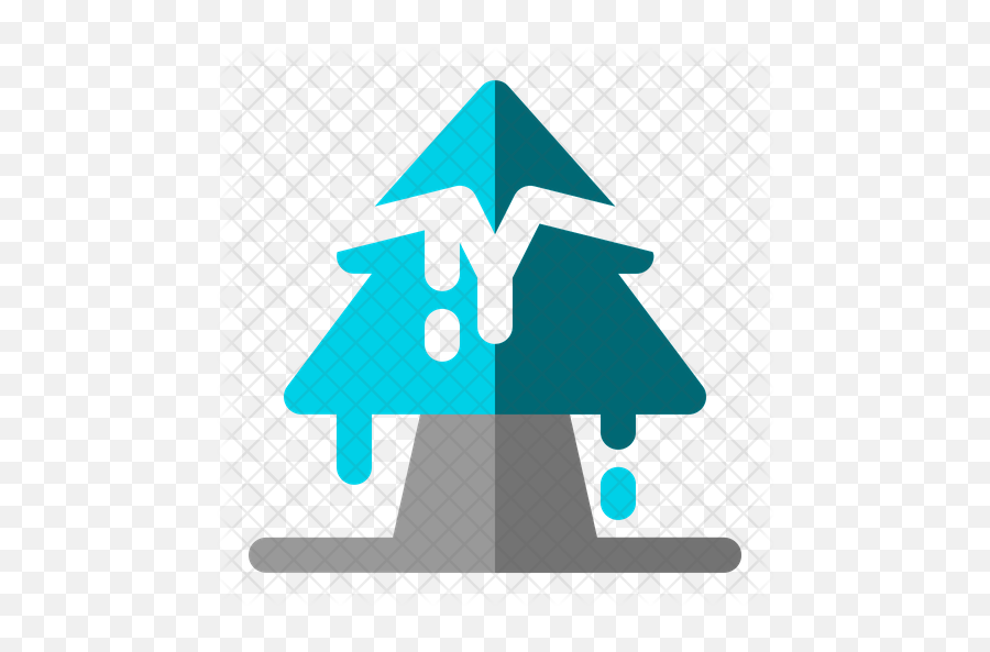 Snowy Tree Icon - Graphic Design Png,Snowy Tree Png