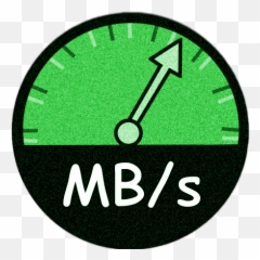 Download Speedtestnet Clock Green Puffin Browser Free Png