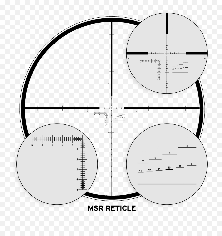 Spf Steiner M5xi Military Ffp Scope 5 - 25x56 Msr 5550 New Steiner M5xi Msr Png,Reticle Png