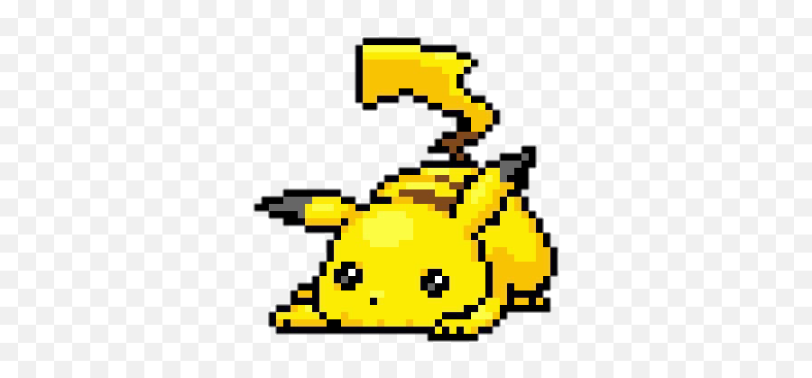 Image About Cute In Png Stuff - Cute Pikachu Pixel Art,Cute Pikachu Png