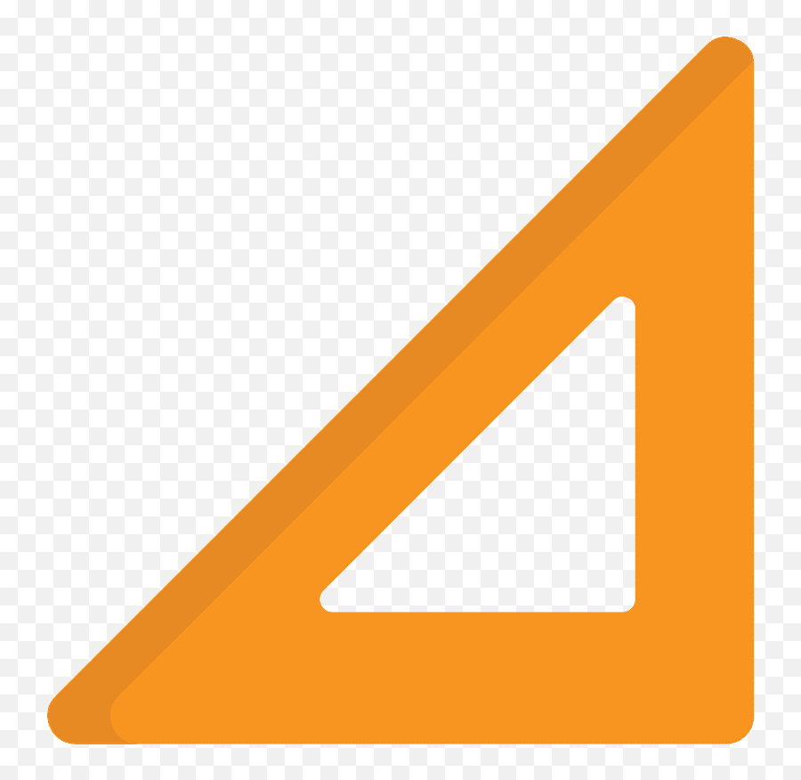 Triangular Ruler Emoji Clipart Free Download Transparent - Png,Ruler Clipart Png