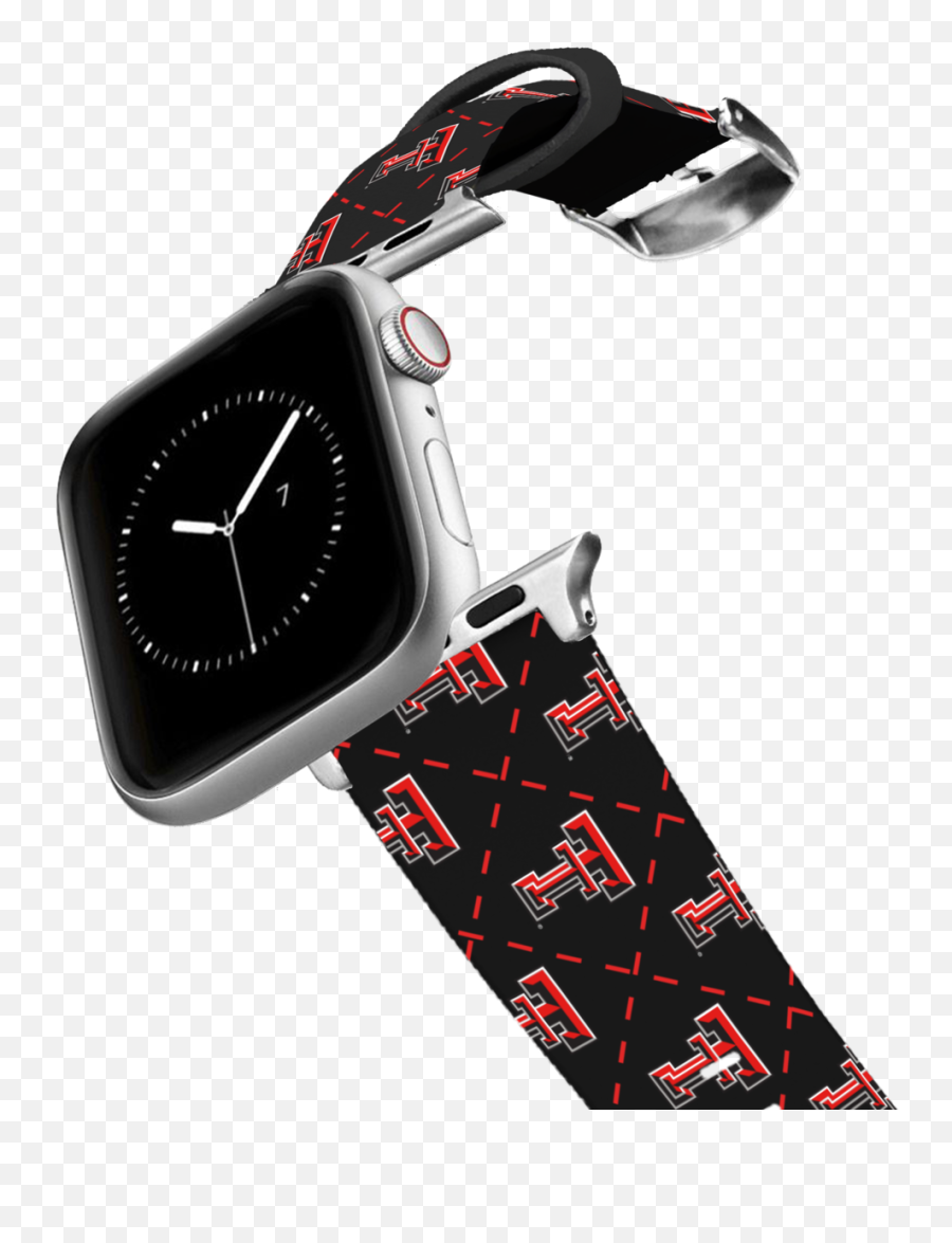 Texas Tech University Argyle Apple Watch Band Png