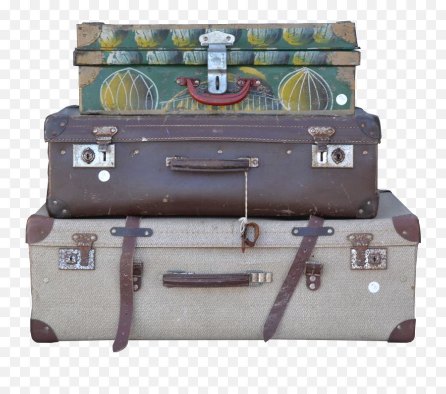 Stacked Luggage Png Transparent - Stacked Luggage Png,Luggage Png