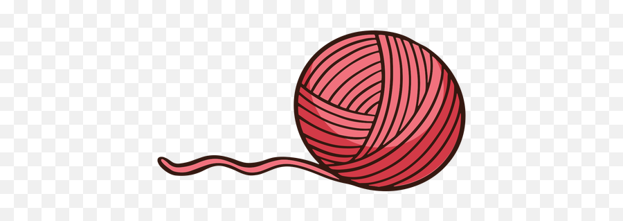 Wool Yarn Ball Cartoon - Bola De Lã Desenho Png,Ball Of Yarn Png
