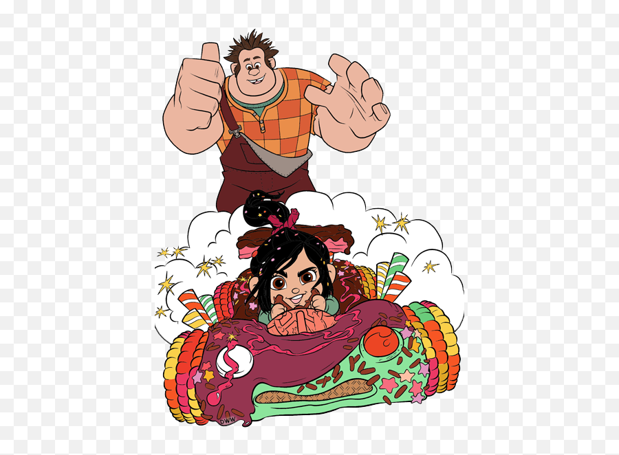 Wreck - It Ralph Clip Art Disney Clip Art Galore Wreck It Ralph And Vanellope Art Png,Wreck It Ralph Logo