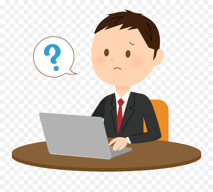 Businessman Laptop Computer Clipart - Computer User Png,Computer Clipart Transparent