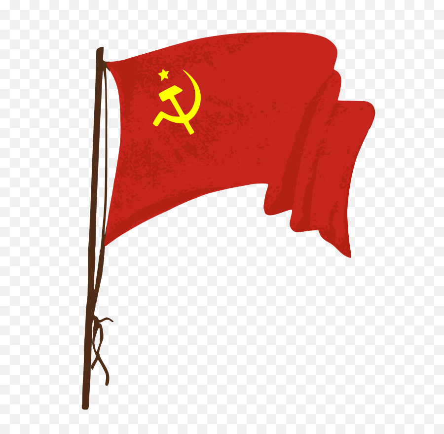 Flag Red Soviet Union Png Clipart - Soviet Union Flag Transparent,Soviet Union Png