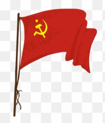 Flag Red Soviet Union Png Clipart - Transparent
