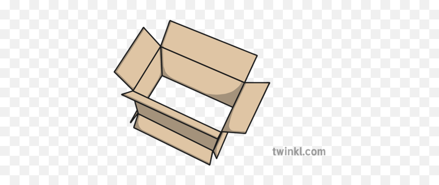 Step 1 Open Cardboard Box Illustration - Sleeping Baby Clipart Black And White Png,Cardboard Box Png