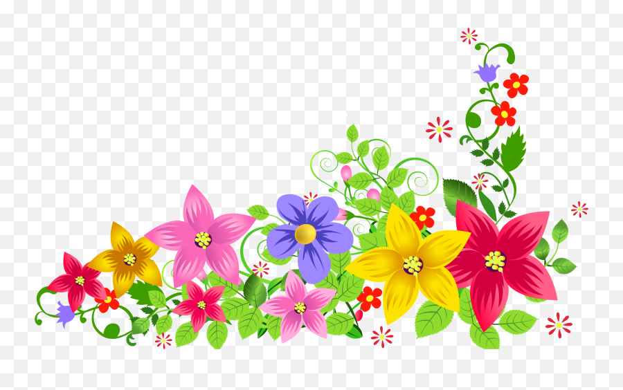 Flower Clip Art - Floral Png Transparent Image Png Download Flower Images Hd Png,Flowers Clipart Png