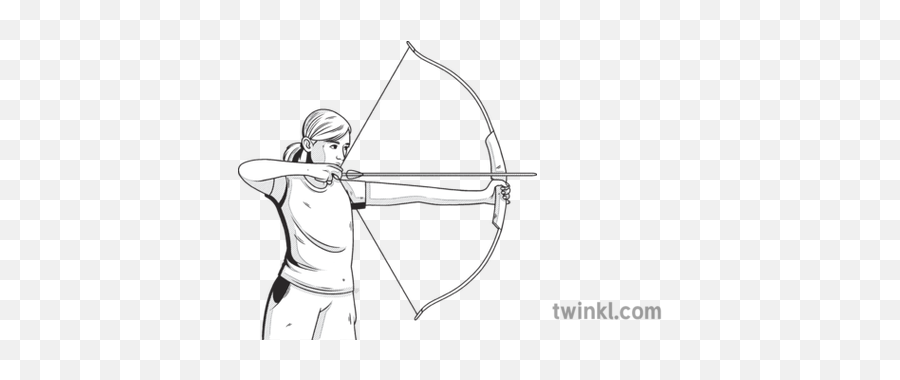 Arrow Being Pulled Back In Bow Science Archer Beyond Black - Bow Png,Archery Arrow Png