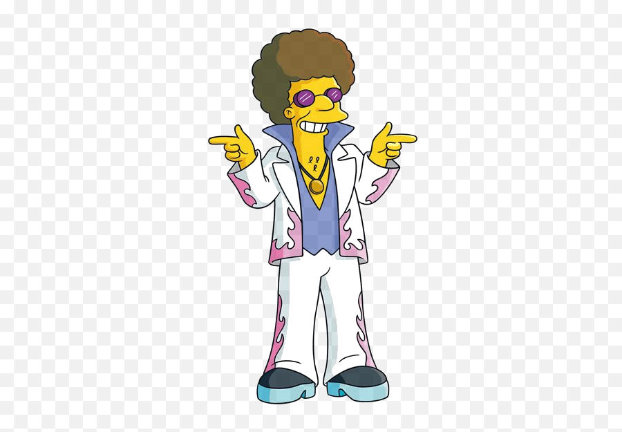 Disco Stu Dibujos De Los Simpson Imagenes Bart Y - Disco Stu Los Simpson Png,Homer Png