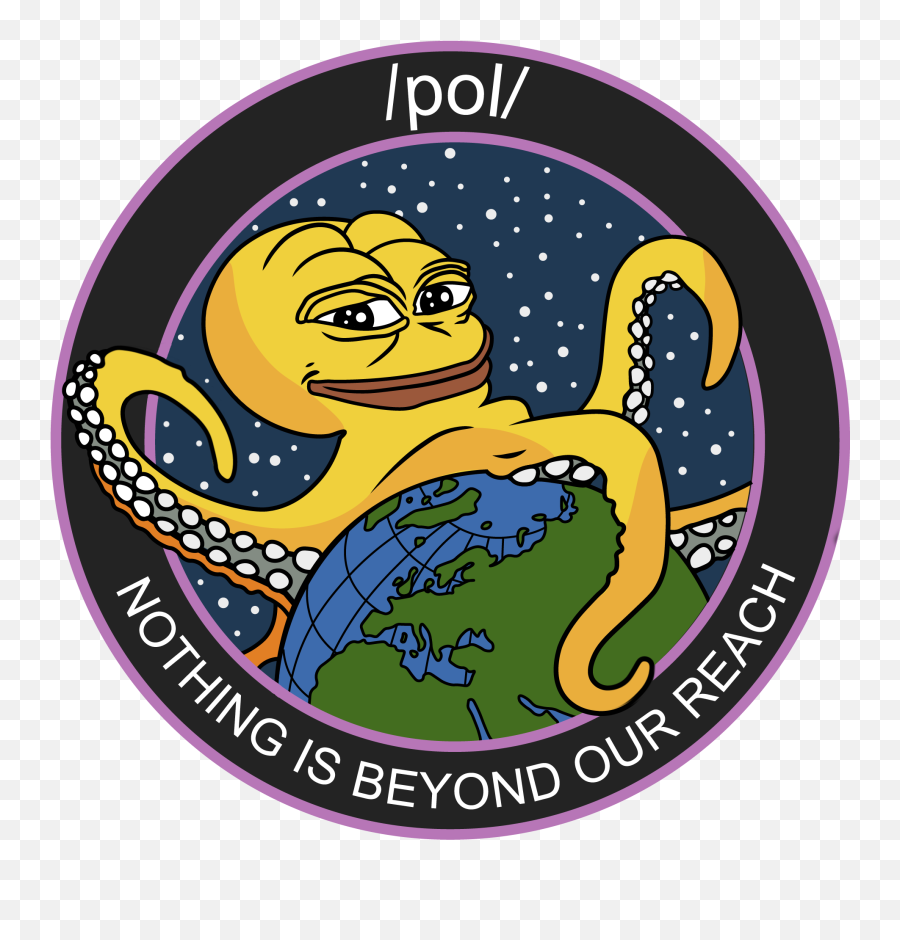 4chan Logos Patches Coins - Pol Nothing Is Beyond Our Reach Png,4chan Logo